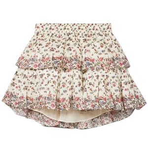 LoveShackFancy Ruffle Mini Skirt